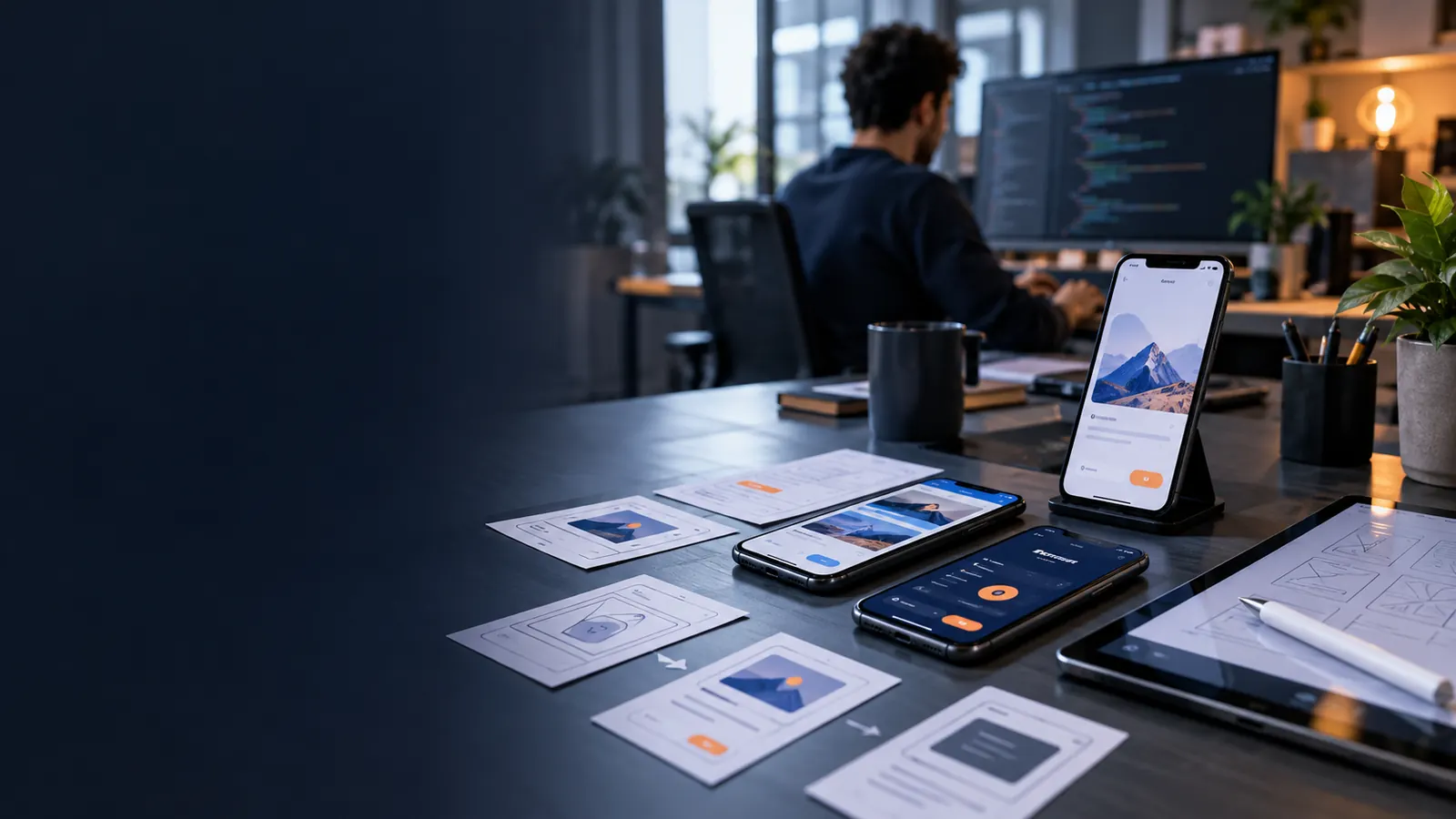 Professional mobile application development workflow