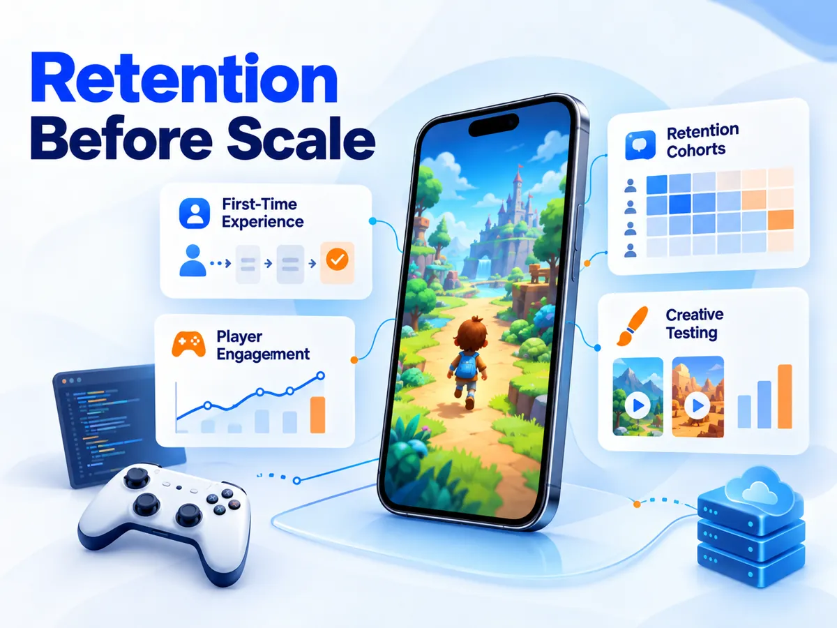 Retention Before Scale: The Mobile Game Marketing Scorecard