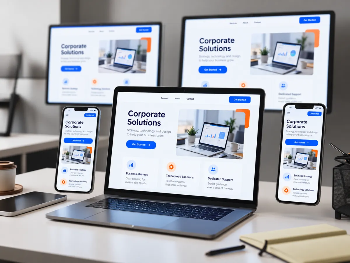 Corporate Technology Website